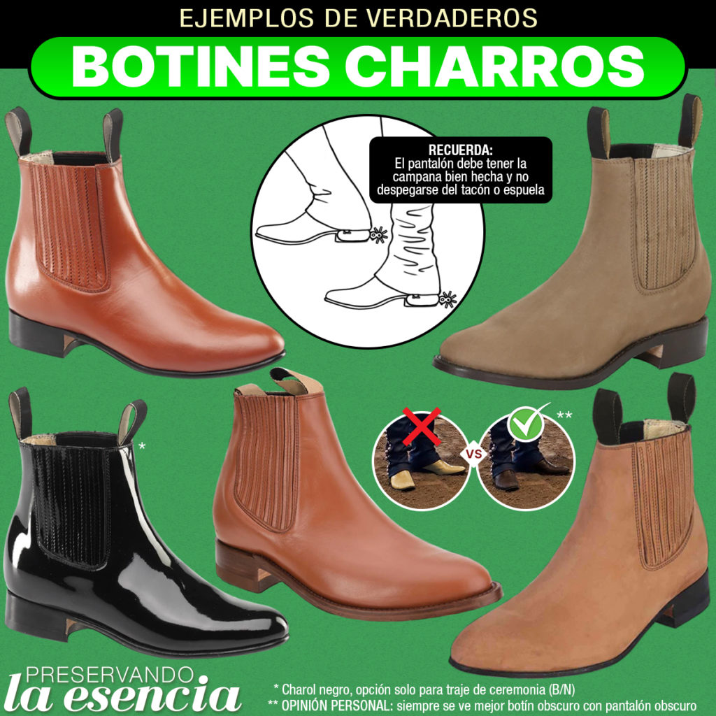 Botines verdaderamente charros