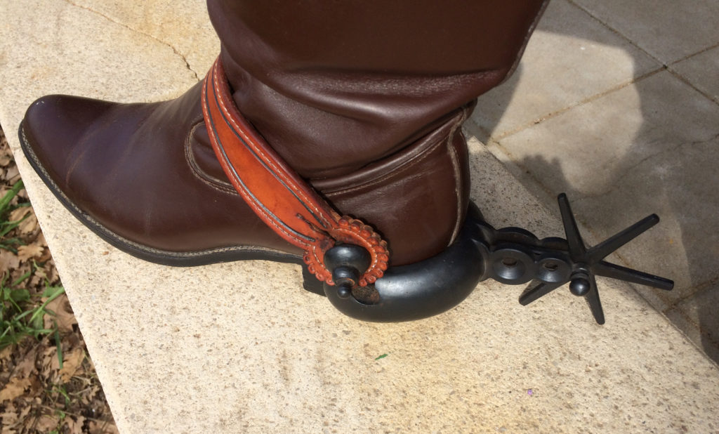 Espuelas en el empeine