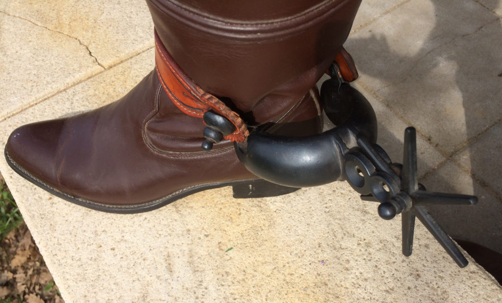 Espuelas en el empeine