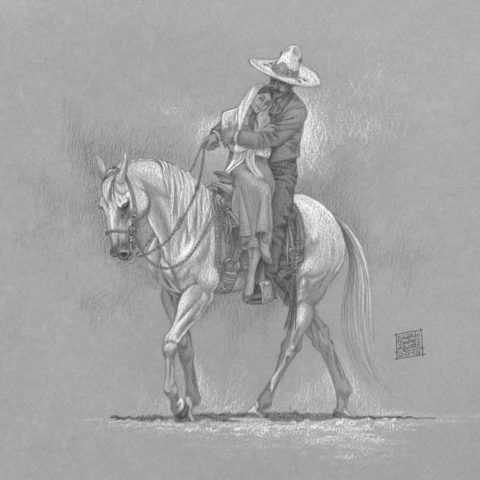 Couple à cheval Couple à cheval