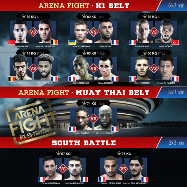 Fight card Arena Fight